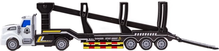 Abnehmbarer Autotransporter mit öffnbarer Rampe