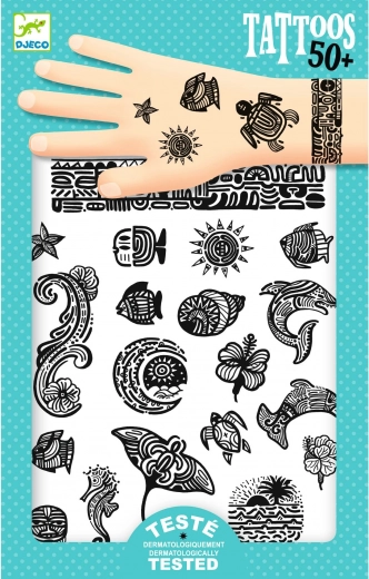 Kindertattoos Polynesien von Djeco