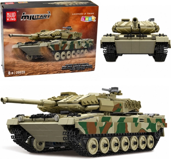 RC-Bausatz Leopard-Panzer mit Fernsteuerung (1100 Teile)