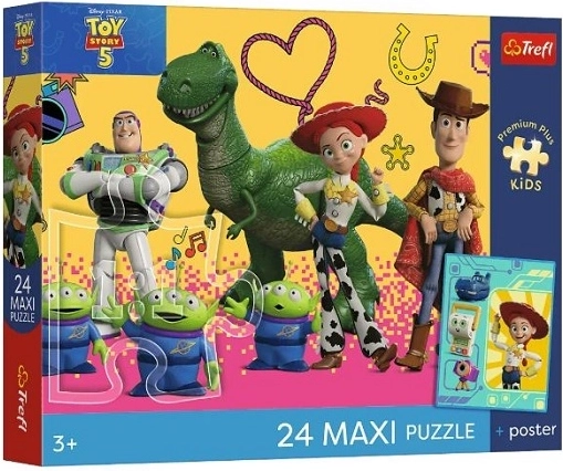 Maxi-Puzzle Premium Plus für Kinder Toy Story – Spielzeug und Freunde, 24 Teile