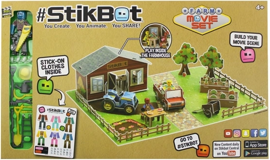 Stikbot Filmset Piratenschiff oder Bauernhof