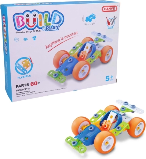 Kleiner Mechaniker Junior Formel-Baukasten mit 60 Teilen