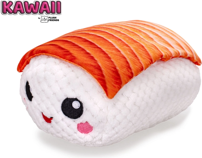Plush Friends Kawaii Plüsch-Sushi Nigiri Lachs 25 cm