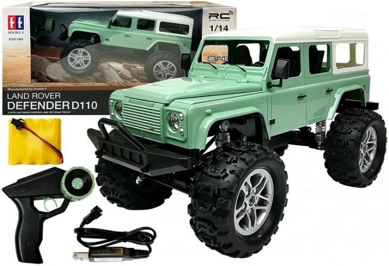 RC Geländewagen LAND ROVER DEFENDER D110 1:14 grün 2,4G
