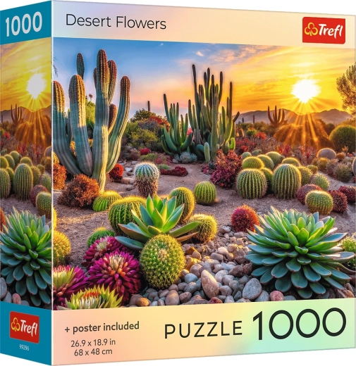Trefl Puzzle Wüstenpflanzen 1000 Teile