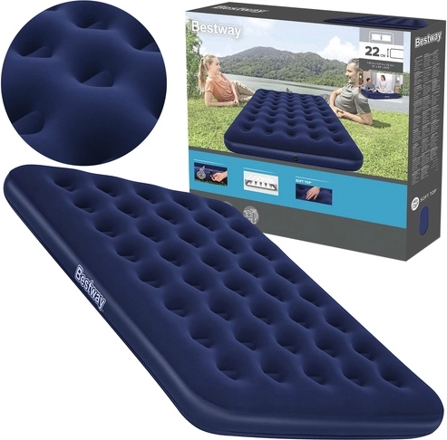 Doppelwandige aufblasbare Matratze 191 × 137 × 22 cm Bestway