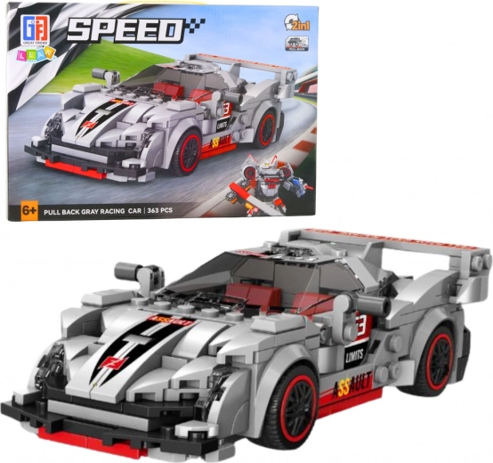 Konstruktionsset Auto und Roboter 2-in-1, 363 Teile