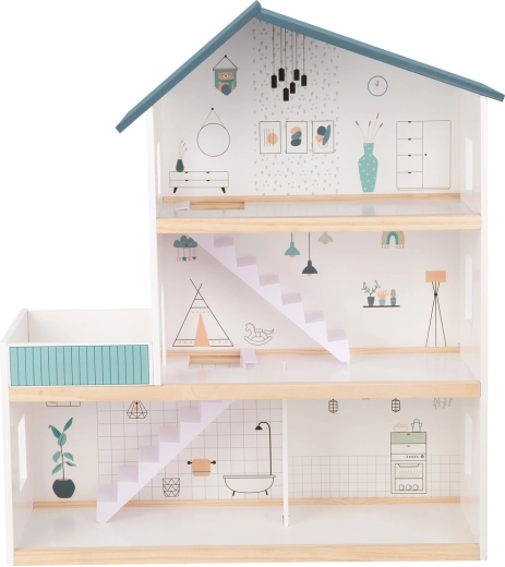 Offenes dreistöckiges Design für leichten Zugang