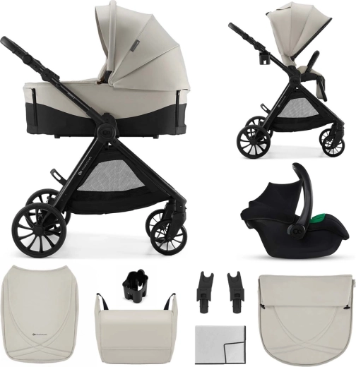 Kinderkraft Kombi-Kinderwagen Vesto 2 3in1 beige