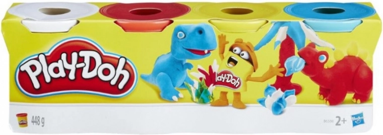 Play-Doh Knetmasse, 4-Becher-Set, 448 g – Dinosaurier
