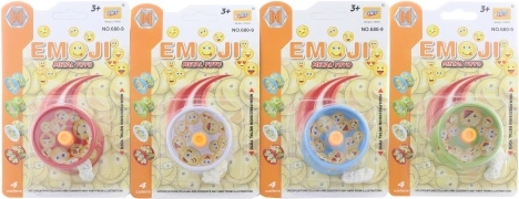 Metall-Jojo mit Emoji-Motiv