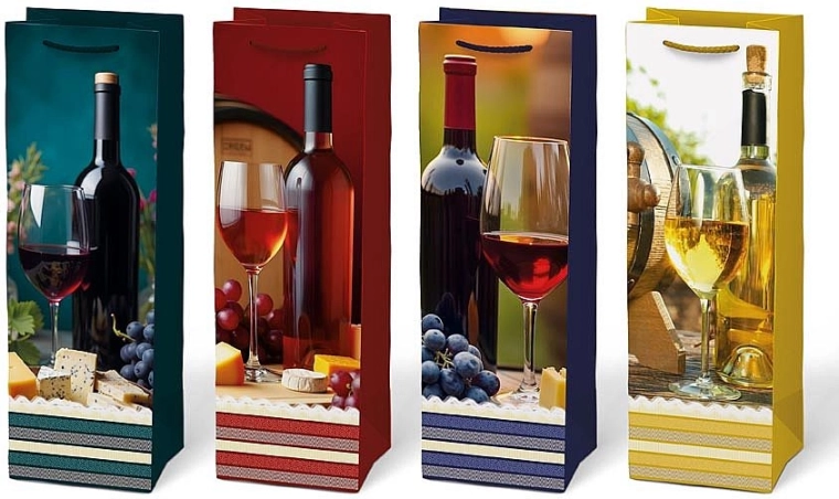 Weinmotive mit fester Basis für sicheren Transport