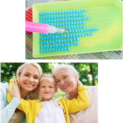Präzises und einfaches Platzieren der Steinchen