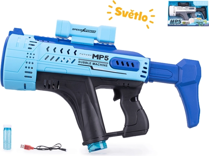 MP5-Seifenblasenpistole mit Lichteffekten