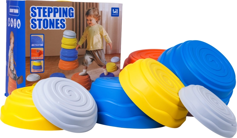 Set bunter sensorischer Balanciersteine – 7 Stück