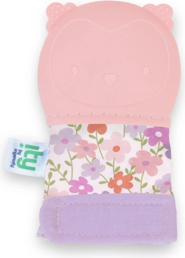 Ingenuity Beißhandschuh Eule Nally rosa BPA-frei 3m+