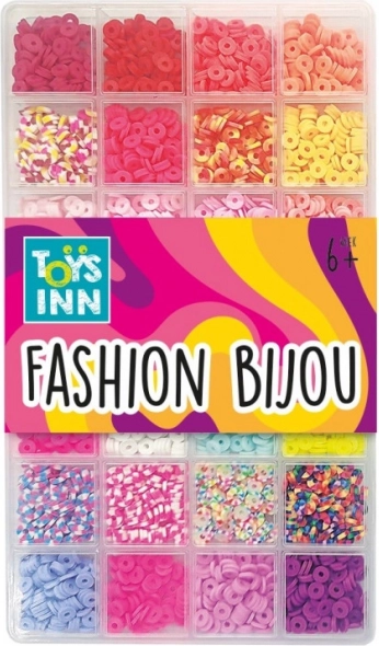 Tonkugelperlen Mix Farbe Rosa