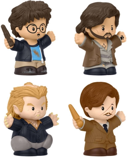 Vier beliebte Charaktere in einem Set