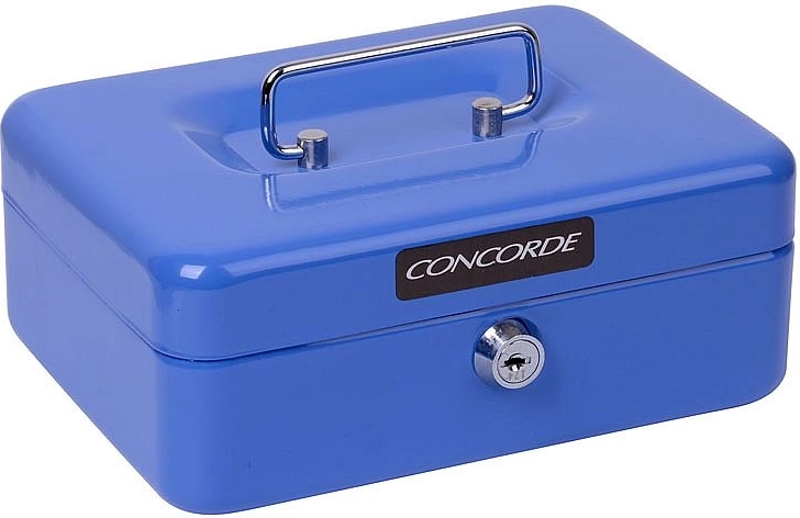 Metallkassette Concorde 20 cm, blau