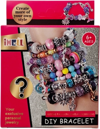 Set zur Herstellung von Armbändern mit Perlen und Anhängern für Kinder