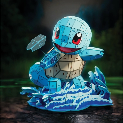 Dynamischer Sockel mit Wasserwellen