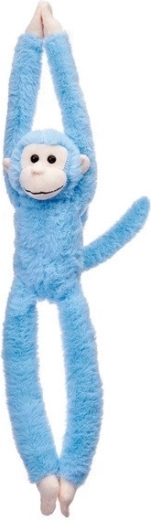 Hängender Plüschaffe blau