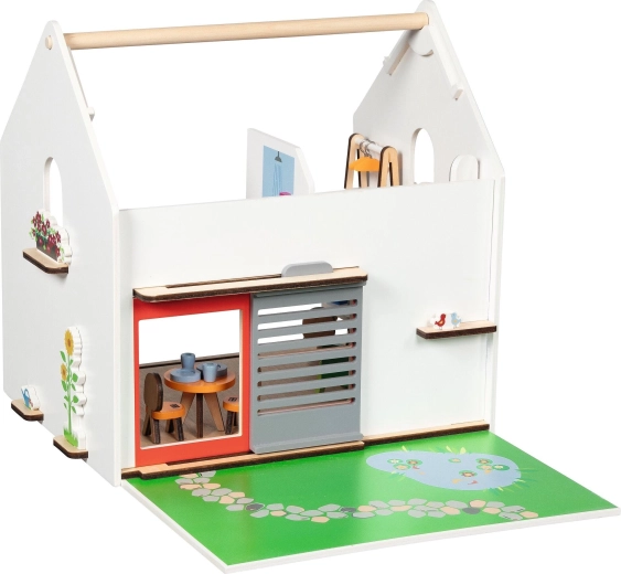 Ein Puppenhaus, das mit Ihnen unterwegs ist