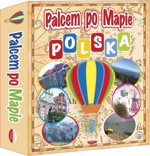Spiel Finger auf der Karte – Polen