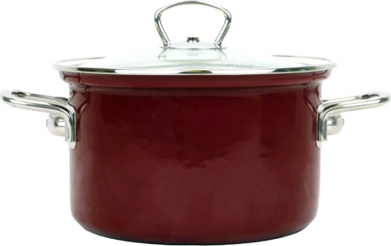 Topf BELIS Eco-Ceramic 18 cm mit Glasdeckel