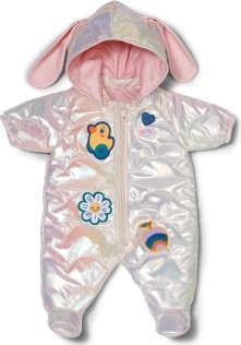 BABY born Winter-Overall cremefarben für Puppe 43 cm