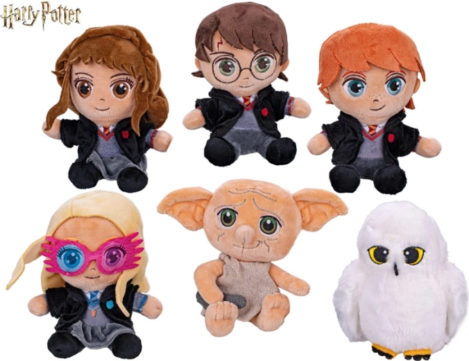 Plüschfigur Harry Potter sitzend 16 cm (Assortment: 6 Varianten)