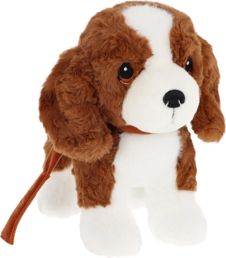 Keeleco Plüschwelpe Cavapoo an der Leine 23 cm