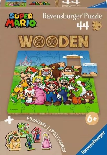 Ravensburger Holzpuzzle Super Mario – 44 Teile