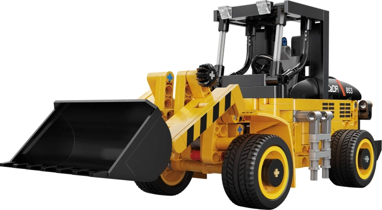 Bewegliche Schaufel und Auslegerarm