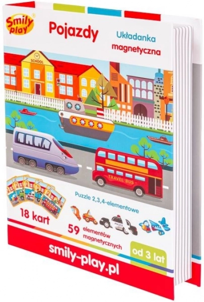 Magnetisches Puzzle – Verkehrsmittel