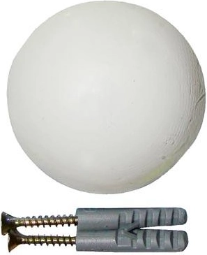 Türpuffer 60 mm – weiß, 2 Stk.