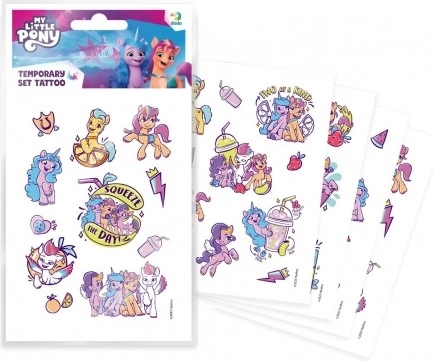 temporäre Tattoos My Little Pony – 4 Bögen