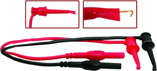 Messleitungen mit Haken und Bananenstecker