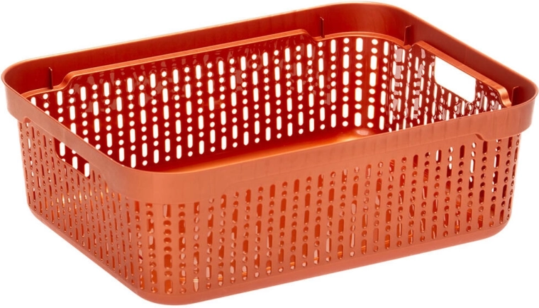 Plastik-Aufbewahrungskorb Morsetta 39,3 × 30 × 13 cm – Farbmix
