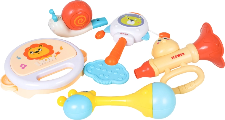 5 Musikinstrumente in einer Packung