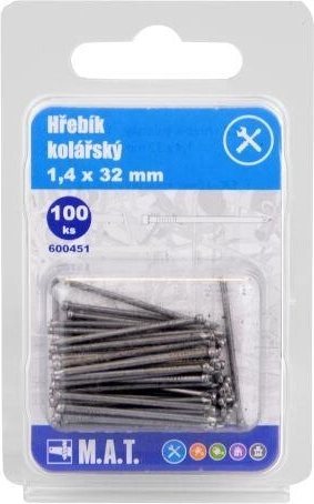 Sattlern Nägel 32 × 1,4 mm, 100 Stk.