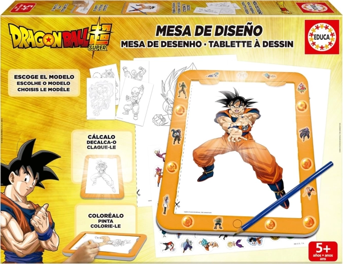 Kreativset mit Leuchtunterlage DRAGON BALL EDUCA