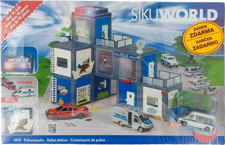 Siku World Polizeistation mit Geschenken – limitierte Edition