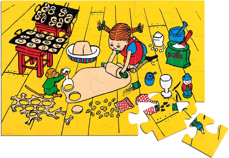 Bodenpuzzle Pippi Langstrumpf – 24 Teile