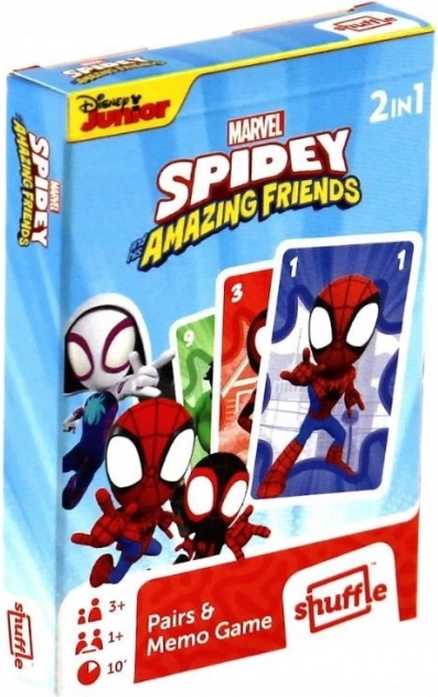 Schwarzer Peter und Memo-Karten Spidey
