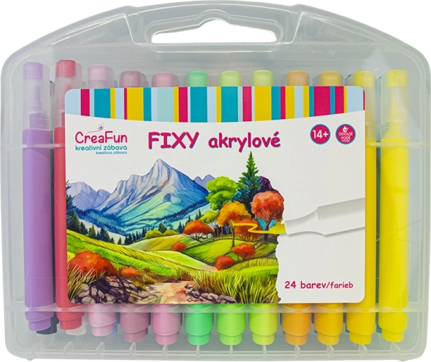 CreaFun Acrylmarker – Set mit 24 Farben
