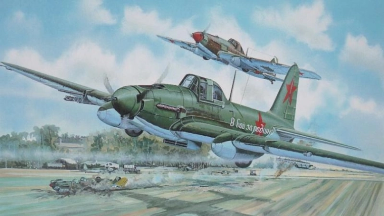 Modell Iljuschin IL 2 im Maßstab 1:72