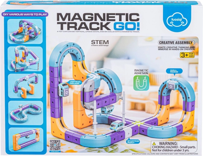 Magnetische Bahn auch für senkrechte und umgedrehte Abschnitte