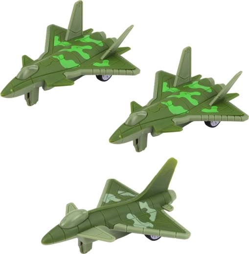 Jagdflugzeuge mit Aufzieh-Antrieb