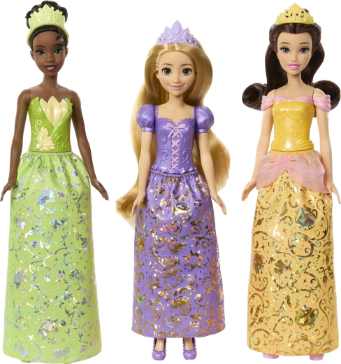 Glitzerkleider und Kronen